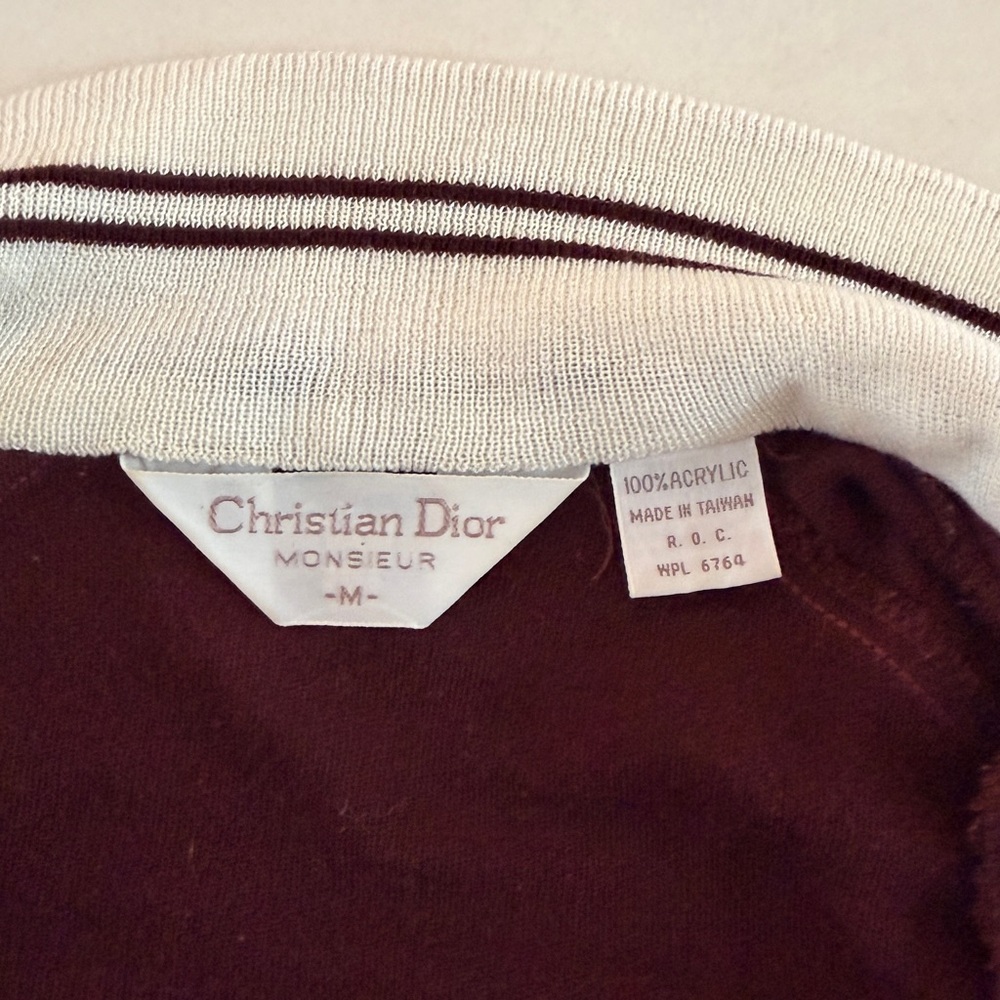 Dior Maroon and White Jacket - Picture 3 of 13